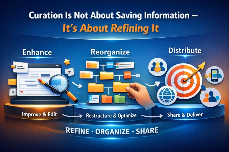 Curation is about refinement