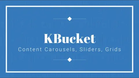 KBucket Carousels, Sliders and Grids [WordPress embeds]