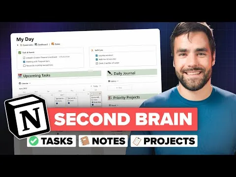 The ULTIMATE Second Brain Setup in Notion
