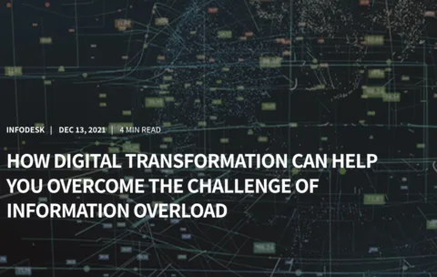 How Digital Transformation can help you overcome the challenge of information overload