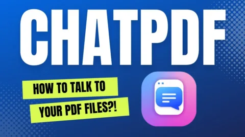 ChatPDF - Chat with any PDF!