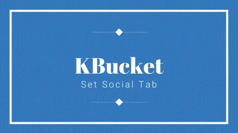 kbucket set social tab wordpress plugin