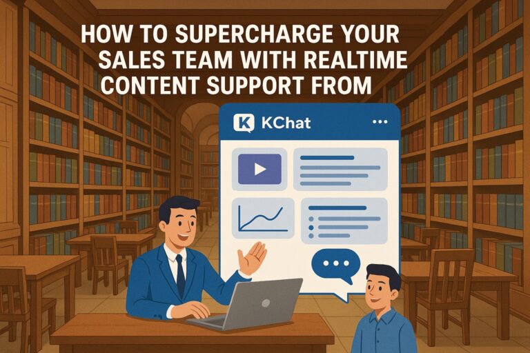 How to Supercharge Your Sales Team with Real-Time Content Support from KChat
