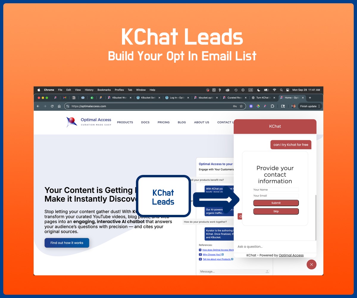 Optimal Access Home Page