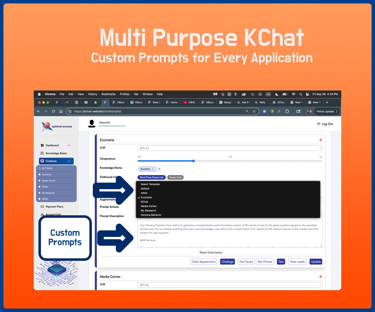 Optimal Access Home Page