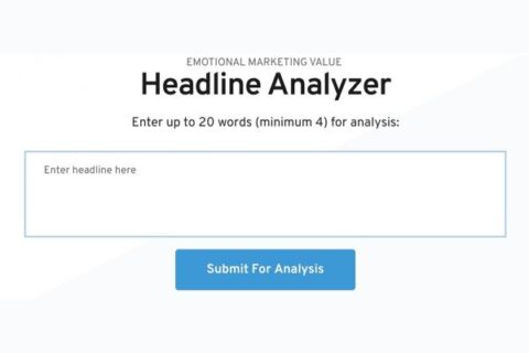 Headline Analyzer - Emotional Marketing Value of your headlines