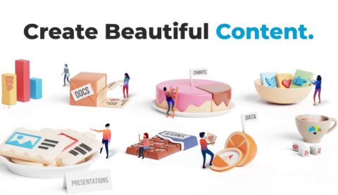 Visme - AI Presentation maker Infographics and One pager templates