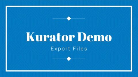 Kurator Export File Demo